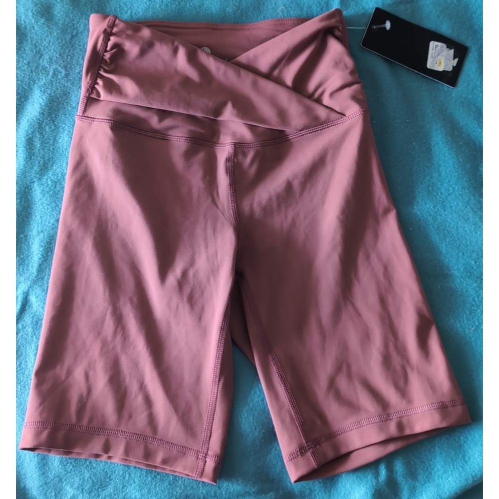 90 Degrees By Reflex NEW 7” Rose Valet Bike Short  Crossover Woman’s Small